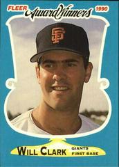 Will Clark #7 Baseball Cards 1990 Fleer Award Winners Prices