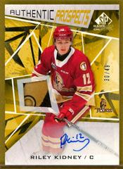Riley Kidney [Gold Autograph Patch] #6 Hockey Cards 2021 SP Game Used CHL Prices