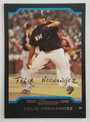 Felix Hernandez Baseball Cards 2004 Bowman Draft Picks Prices