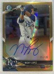 Nicky Delmonico [Gold Refractor] #CRA-ND Baseball Cards 2018 Bowman Chrome Rookie Autographs Prices