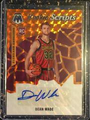 Dean Wade [Orange] #RS-DWD Basketball Cards 2019 Panini Mosaic Rookie Scripts Prices