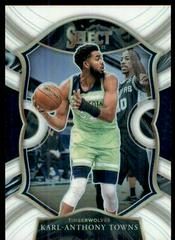 Karl Anthony Towns [White Prizm] #36 Basketball Cards 2020 Panini Select Prices