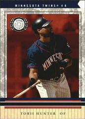 Torii Hunter [Star Ruby] Baseball Cards 2003 Fleer Patchworks Prices