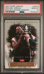 Michael Jordan #AW18 Basketball Cards 2007 Fleer Jordan Box Set-Award Winners Prices