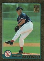 Hideo Nomo Baseball Cards 2001 Topps Traded Prices