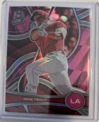 Mike Trout [Neon Pink] #98 Baseball Cards 2022 Panini Chronicles Spectra Prices
