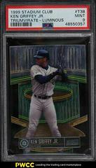 Ken Griffey Jr. [Luminous] Baseball Cards 1999 Stadium Club Triumvirate Prices