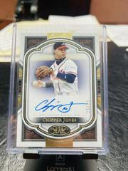 Chipper Jones [Bronze Ink] Baseball Cards 2023 Topps Tier One Autographs Prices