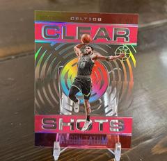 Jayson Tatum [Pink] Basketball Cards 2020 Panini Illusions Clear Shots Prices