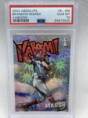 Brandon Marsh #K-BM Baseball Cards 2022 Panini Absolute Kaboom Prices