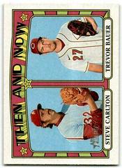 Steve Carlton & Trevor Bauer Baseball Cards 2021 Topps Heritage Now And Then Prices