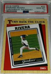 Mariano Rivera #22 Baseball Cards 2019 Topps Throwback Thursday Prices