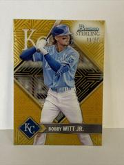 Bobby Witt Jr. [Gold] #ST-13 Baseball Cards 2023 Bowman Sterling Tek Prices