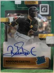 Rodolfo Castro [Green Stars] #RRS-CA Baseball Cards 2022 Panini Donruss Optic Rated Rookie Signatures Prices