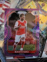 Bukayo Saka [Purple Mojo] Soccer Cards 2020 Panini Chronicles Prizm Premier League Prices
