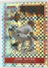 Jose Reyes [Xfractor] #8 Baseball Cards 2006 Bowman Chrome Prices