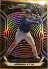 Anthony Rizzo [Electric Etch Red] Baseball Cards 2021 Panini Chronicles Obsidian Prices