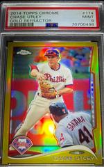 Chase Utley [Gold Refractor] #174 Baseball Cards 2014 Topps Chrome Prices