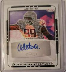 Adetomiwa Adebawore #ART-AA Football Cards 2023 Sage Artistry Autographs Prices