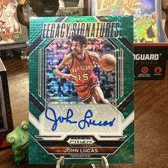 John Lucas [Green Pulsar] #LS-JLM Basketball Cards 2023 Panini Prizm Draft Picks Legacy Signatures Prices