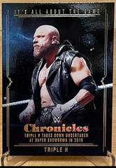 Triple H #HHH-48 Wrestling Cards 2022 Panini Chronicles WWE It's All About the Game Prices