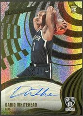 Dariq Whitehead #4 Basketball Cards 2023 Panini Revolution Rookie Autograph Prices