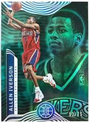 Allen Iverson [Emerald] #130 Basketball Cards 2021 Panini Illusions Prices
