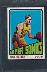 Dick Snyder Basketball Cards 1972 Topps Prices