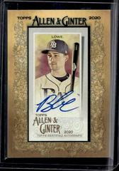 Brandon Lowe [Black Frame] #MA-BL Baseball Cards 2020 Topps Allen & Ginter Mini Autographs Prices