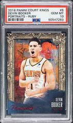 Devin Booker [Ruby] Basketball Cards 2018 Panini Court Kings Portraits Prices
