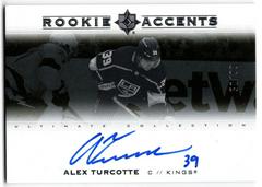Alex Turcotte #RA-AT Hockey Cards 2021 Ultimate Collection Rookie Accents Autograph Prices