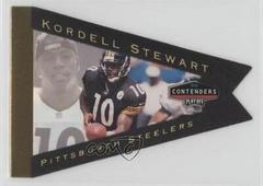 Kordell Stewart [Gold Foil] #76 Football Cards 1998 Playoff Contenders Pennants Prices