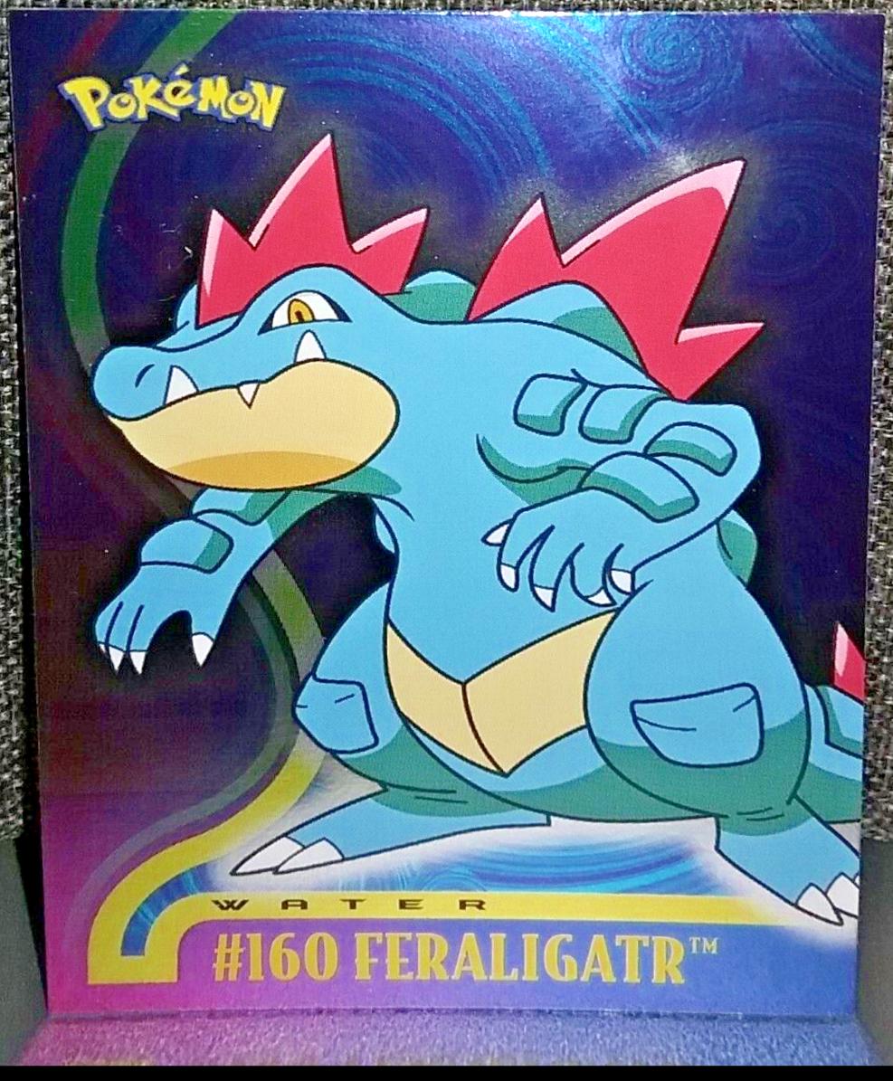 Feraligatr #160 Pokemon 2001 Topps Johto