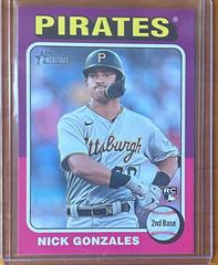 Nick Gonzales [Missing Facsimile Signature Variation] #318 Baseball Cards 2024 Topps Heritage Prices