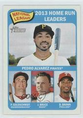 Domonic Brown, Jay Bruce, Paul Goldschmidt, Pedro Alvarez #4 Baseball Cards 2014 Topps Heritage Prices