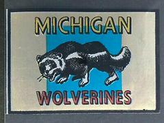 Michigan Wolverines Football Cards 1960 Topps Metallic Stickers Prices