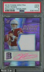 Josh Rosen [Patch Autograph Neon Pink] #202 Football Cards 2018 Panini Spectra Prices