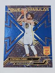 Stephen Curry [Blue] #15 Basketball Cards 2022 Panini Donruss Elite Power Formulas Prices
