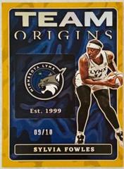 Sylvia Fowles [Gold] #9 Basketball Cards 2023 Panini Origins WNBA Team Prices