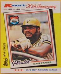 Dave Parker #34 Baseball Cards 1982 Kmart Prices