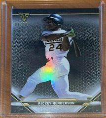 Rickey Henderson [Onyx] #58 Baseball Cards 2021 Topps Triple Threads Prices