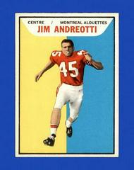 Jim Andreotti #61 Football Cards 1965 Topps CFL Prices