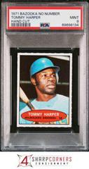 Tommy Harper [Hand Cut] Baseball Cards 1971 Bazooka No Number Prices