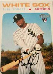 Luis Robert [White Border] #512 Baseball Cards 2020 Topps Heritage Prices