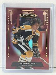 Bobby Orr [Red] Hockey Cards 2021 Upper Deck Stature Prices