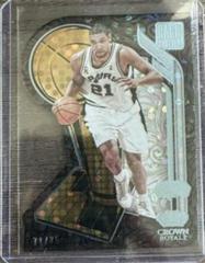 Tim Duncan [Blue] #2 Basketball Cards 2023 Panini Crown Royale Hand Crafted Prices