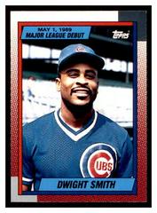Dwight Smith Baseball Cards 1990 Topps Major League Debut Prices