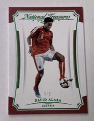 David Alaba [Emerald] Soccer Cards 2018 Panini National Treasures Prices