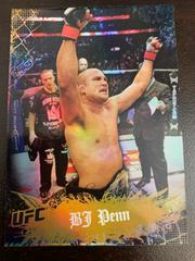 BJ Penn [Gold] #2 Ufc Cards 2010 Topps UFC Main Event Prices