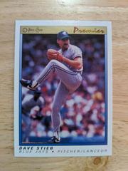 Dave Stieb #116 Baseball Cards 1991 O Pee Chee Premier Prices